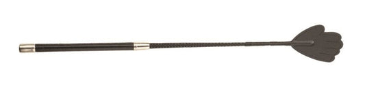 Spartacus Enterprises 20 Inch Black Hand Tip Bat with Leather Handle - - Paddles And Slappers