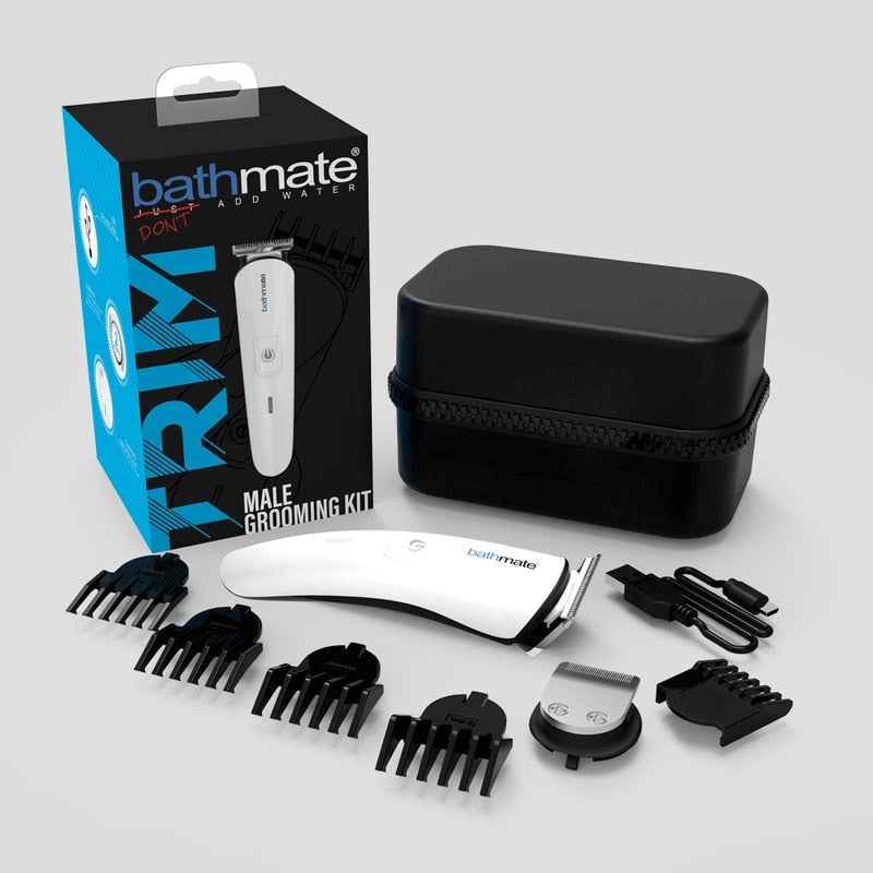 Bathmate Trim Male Grooming Kit Rechargeable Penis and Body Hair Trimmer - - Sex Kits