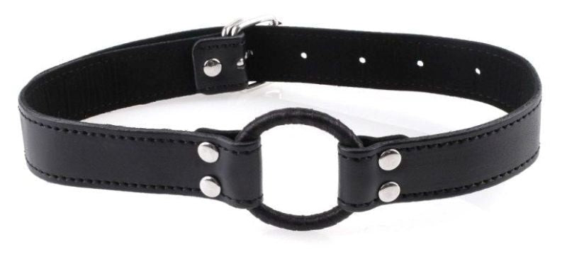 Pipedream Products Fetish Fantasy Beginners Open Mouth Gag Black BDSM Restraint - Bondage Gags and Bits
