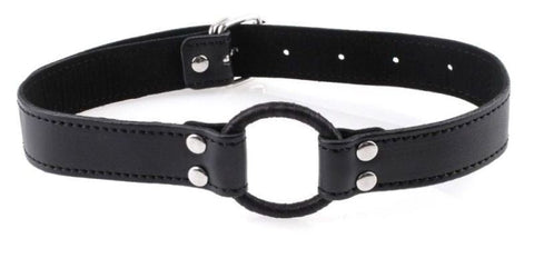 Pipedream Products Fetish Fantasy Beginners Open Mouth Gag Black BDSM Restraint - Bondage Gags and Bits