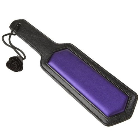 Doc Johnson Black Rose Sultry Bondage Spanker Dual Texture Impact Play - Paddles And Slappers