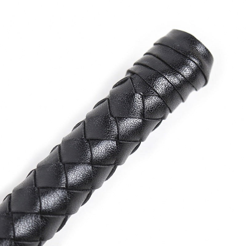 BDStyle Bondage Whip Premium Faux Leather Multi Tail Impact Play Whip - Ticklers