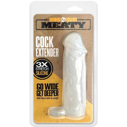 C1R Releasing Boneyard Meaty Cock Extender with Built In Cock Ring - - Penis Sleeves and Extenders