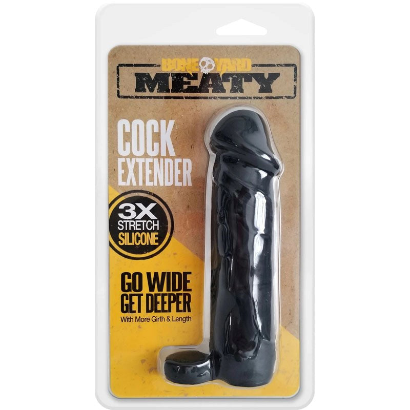 C1R Releasing Boneyard Meaty Cock Extender with Built In Cock Ring - - Penis Sleeves and Extenders