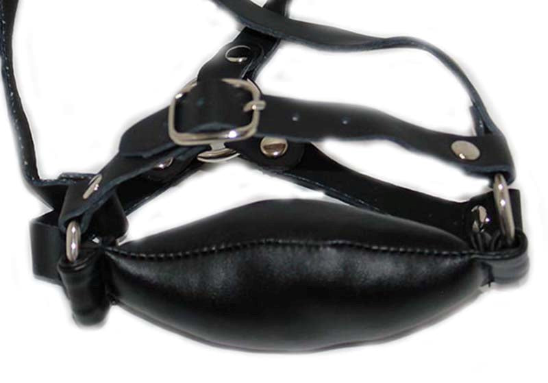 BDStyle Bound for Pleasure Bit Gag Thick BDSM Bondage Restraint - Bondage Gags and Bits