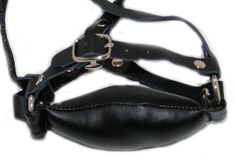 BDStyle Bound for Pleasure Bit Gag Thick BDSM Bondage Restraint - Bondage Gags and Bits
