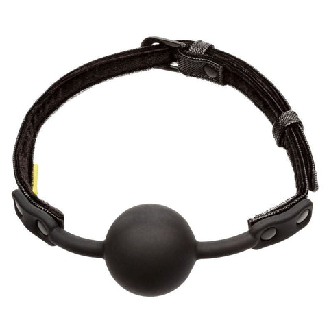 California Exotics Boundless Ball Gag with Silicone Ball and Vegan Leather - Bondage Gags and Bits