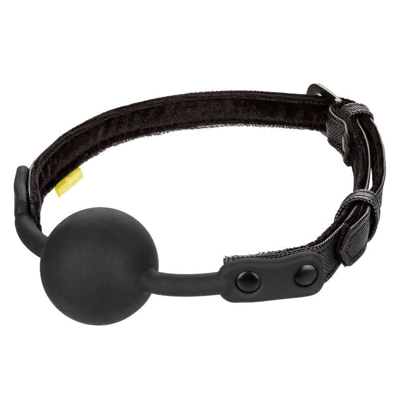 California Exotics Boundless Ball Gag with Silicone Ball and Vegan Leather - Bondage Gags and Bits