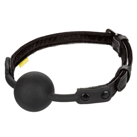California Exotics Boundless Ball Gag with Silicone Ball and Vegan Leather - Bondage Gags and Bits