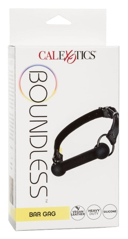 California Exotics Boundless Bar Gag with Vegan Leather Straps - Bondage Gags and Bits
