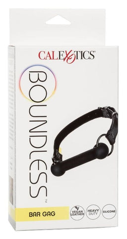 California Exotics Boundless Bar Gag with Vegan Leather Straps - Bondage Gags and Bits