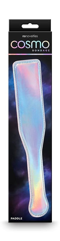 NS Novelties Cosmo Bondage Paddle Rainbow Holographic BDSM Impact Play - - Paddles And Slappers