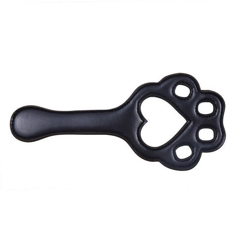 BDStyle Dog Paw Paddle Faux Leather Impact Play Paddle for BDSM - Paddles And Slappers