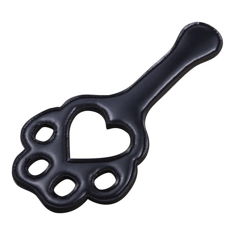 BDStyle Dog Paw Paddle Faux Leather Impact Play Paddle for BDSM - Paddles And Slappers