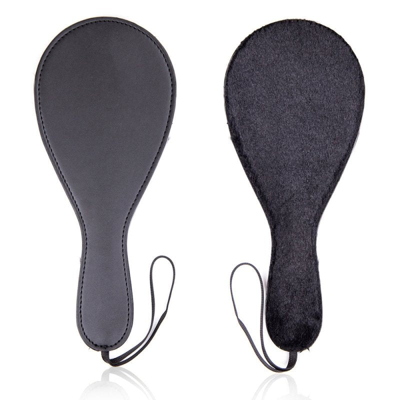 BDStyle Duplex Spanking Fun Paddle Dual Sided Leather Impact Toy - Paddles And Slappers