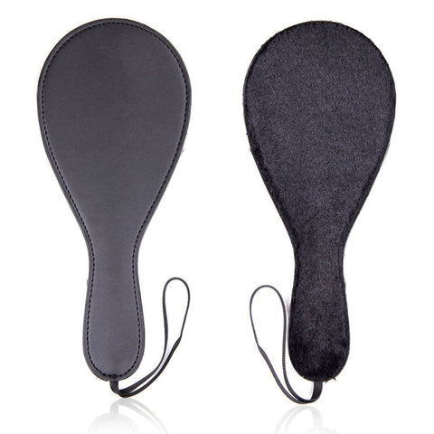 BDStyle Duplex Spanking Fun Paddle Dual Sided Leather Impact Toy - Paddles And Slappers