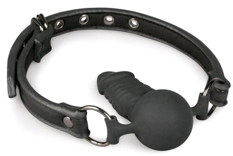 Easytoys Easy Toys Gag with Silicone Dong Adjustable Strap - Bondage Gags and Bits