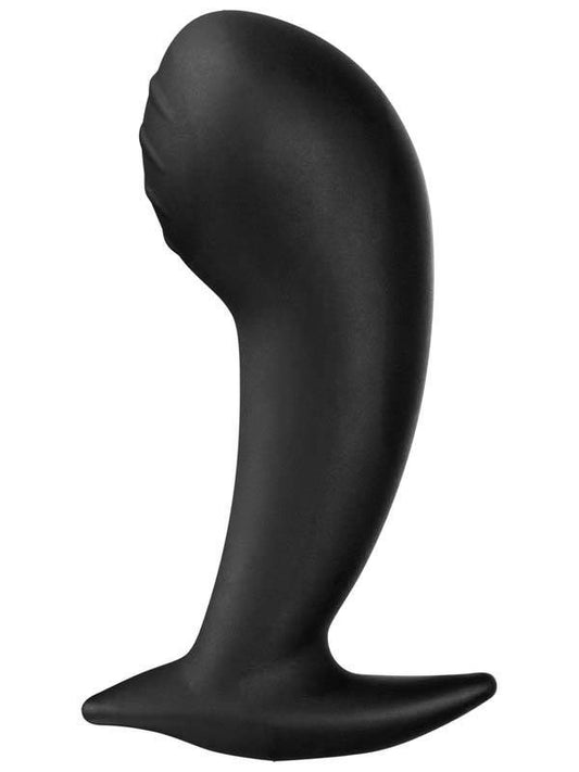 Electrastim Silicone Noir Nona G Spot Dildo with Bi Polar Electro Contacts - - Prostate Sex Toys