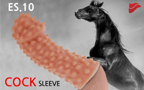 Kokos Extreme Penis Extensions Sleeve 10 Premium Silicone Enhancement - Penis Sleeves and Extenders