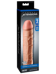 Fantasy X-tensions Perfect 2 inch Penis Extension - - Pumps, Extenders and Sleeves