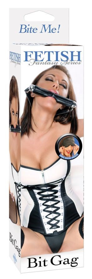 Pipedream Products Fetish Fantasy Series BDSM Play Bit Gag with Lock - Bondage Gags and Bits