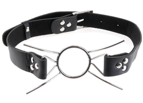 Pipedream Products Fetish Fantasy Extreme Bondage Play Spider Gag Steel Ring - Bondage Gags and Bits