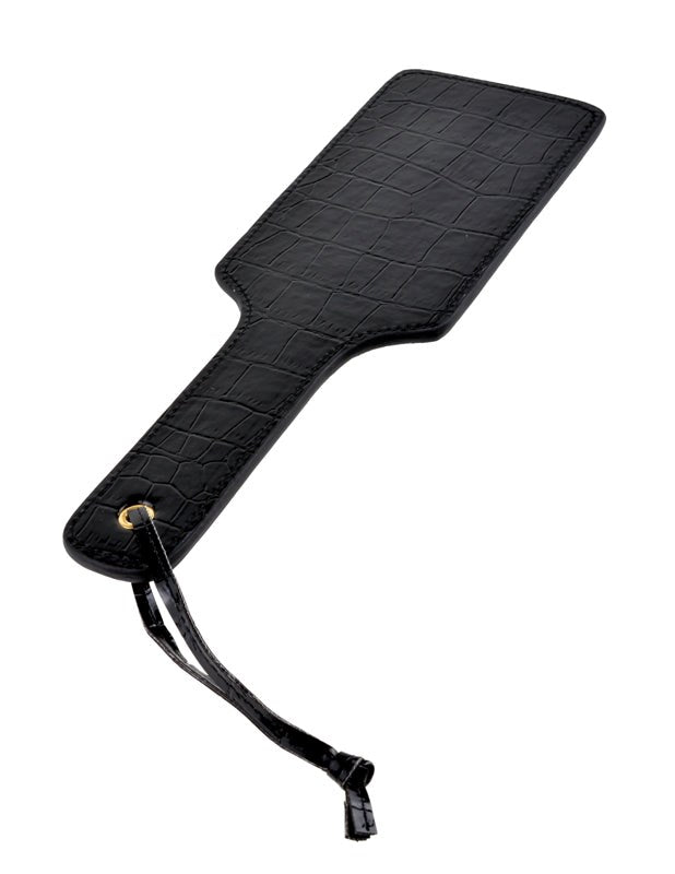Pipedream Products Fetish Fantasy Gold Pleasure Bondage Paddle Black Impact Play - Paddles And Slappers