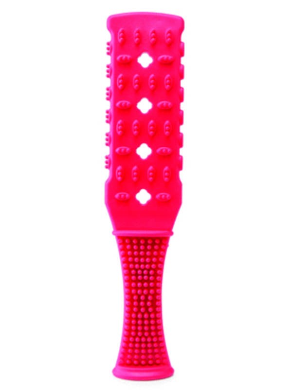 Pipedream Products Fetish Fantasy BDSM Play Rubber Paddle Red Dual Texture - Paddles And Slappers