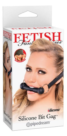 Pipedream Products Fetish Fantasy Fetish Play Silicone Bit Gag Medical Grade - Bondage Gags and Bits
