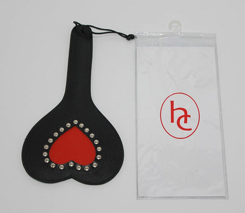 Hells Couture Fetish wealth Slapper Leather Heart Impact Play Sex Toy - Paddles And Slappers