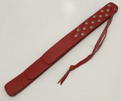 Hells Couture FetishLeather Crafter Slapper Premium Leather BDSM Paddle - Paddles And Slappers