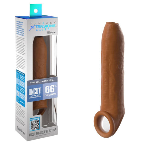 Pipedream Products Fantasy X Tensions Elite Uncut Penis Enhancer with Strap - Penis Sleeves and Extenders