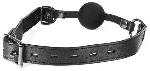 Spartacus Enterprises Galaxy Legend Silicone Gag with Locking Buckle - Bondage Gags and Bits