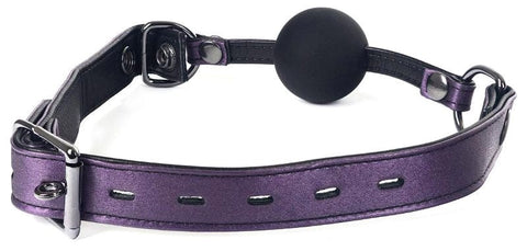 Spartacus Enterprises Galaxy Legend Silicone Gag with Locking Buckle - Bondage Gags and Bits