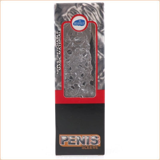 BDStyle Grid Penis Sleeve Textured Enhancement for Increased Size - - Penis Sleeves and Extenders