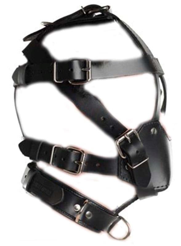 BDStyle Head Harness & Muzzle Light Bondage Control Sex Toy - Bondage Gags and Bits
