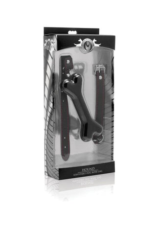 XR Brands Hound Adjustable Dog Bone Gag Premium Puppy Play Sex Toy - Bondage Gags and Bits