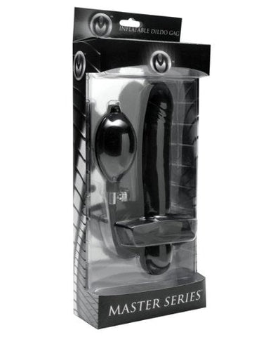 XR Brands Incubus Dildo Gag with Inflatable Oral Penetration Feature - Bondage Gags and Bits