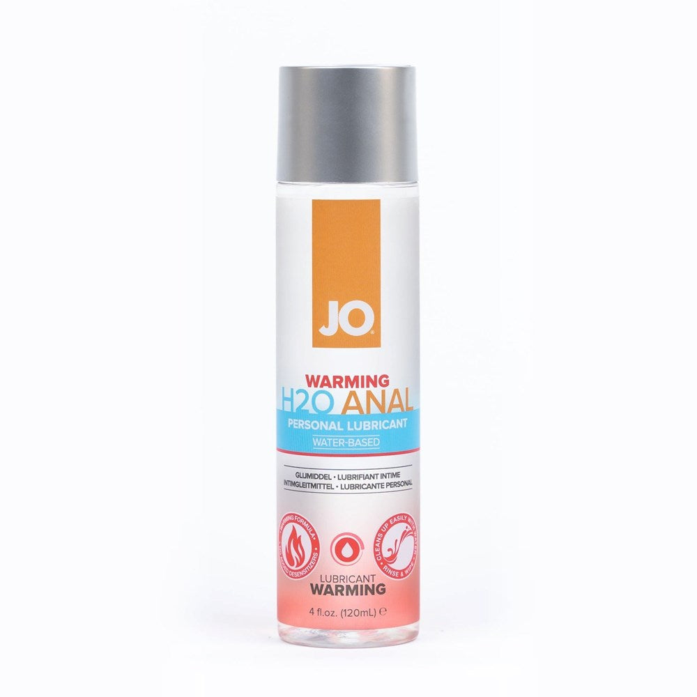 System Jo JO Anal H2O Warming Water Based Personal Lubricant 4oz - - Water Based Lubes