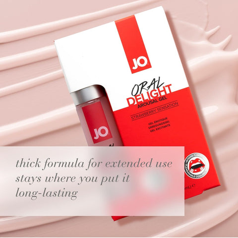 System Jo JO Oral Delight Water Based Gel Cooling Oral Enhancement - Water Based Lubes
