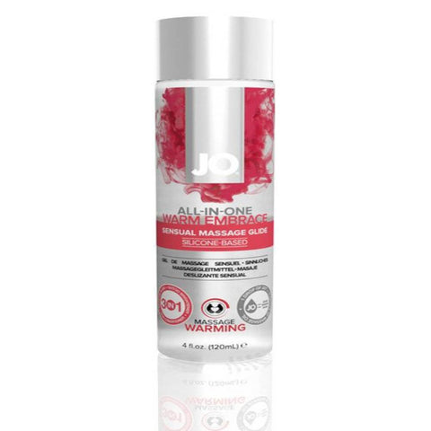 System Jo JO Sensual Silicone Based Personal Massage Glide 120ml Premium Lubricant - Silicone Based Lubes