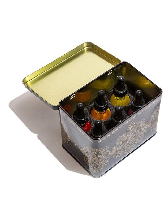 Kama Sutra Oil Of Love Collections Set 6 Flavoured Warming Massage Oils - - Bath and Intimate Fragrances