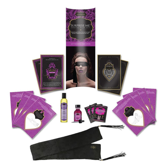 Kama Sutra SURPRISE ME Collectible Erotic Playset with Blindfold and Cards - - Sex Kits