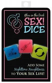 Kheper Games Glow in the Dark Sex Dice Game - - Sex Games, Coupons and Tricks