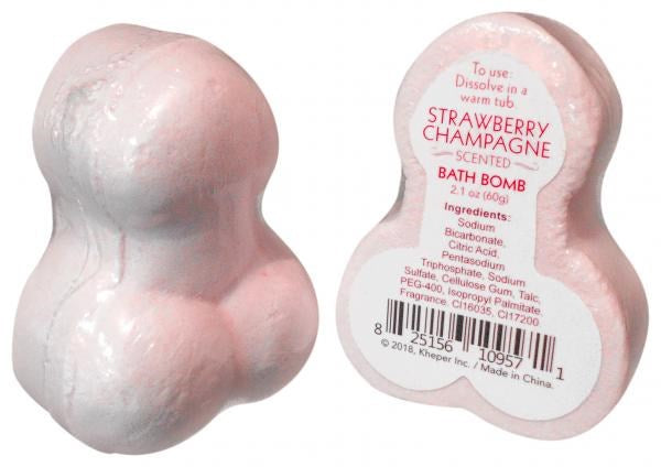 Kheper Games Naughty Penis Shape Bath Bomb - - Party Gifts and Novelties