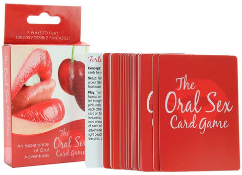 Kheper Games Oral Sex Adult Card Game 50 Cards - Sex Games, Coupons and Tricks
