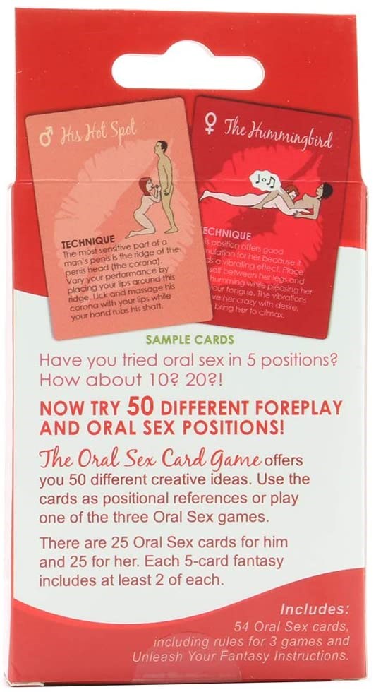 Kheper Games Oral Sex Adult Card Game 50 Cards - - Sex Games, Coupons and Tricks