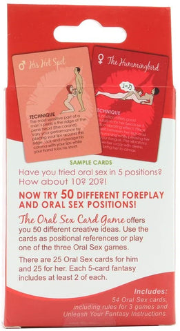 Kheper Games Oral Sex Adult Card Game 50 Cards - Sex Games, Coupons and Tricks