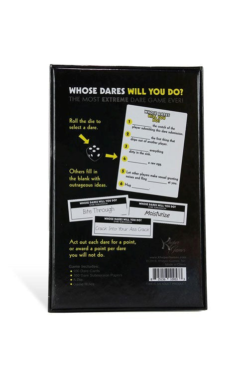 Kheper Games Whose Dares Will You Do Adult Game - - Sex Games, Coupons and Tricks