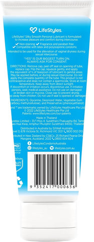 LifeStyles Healthcare Silky Smooth Water Based Personal Lubricant - Water Based Lubes